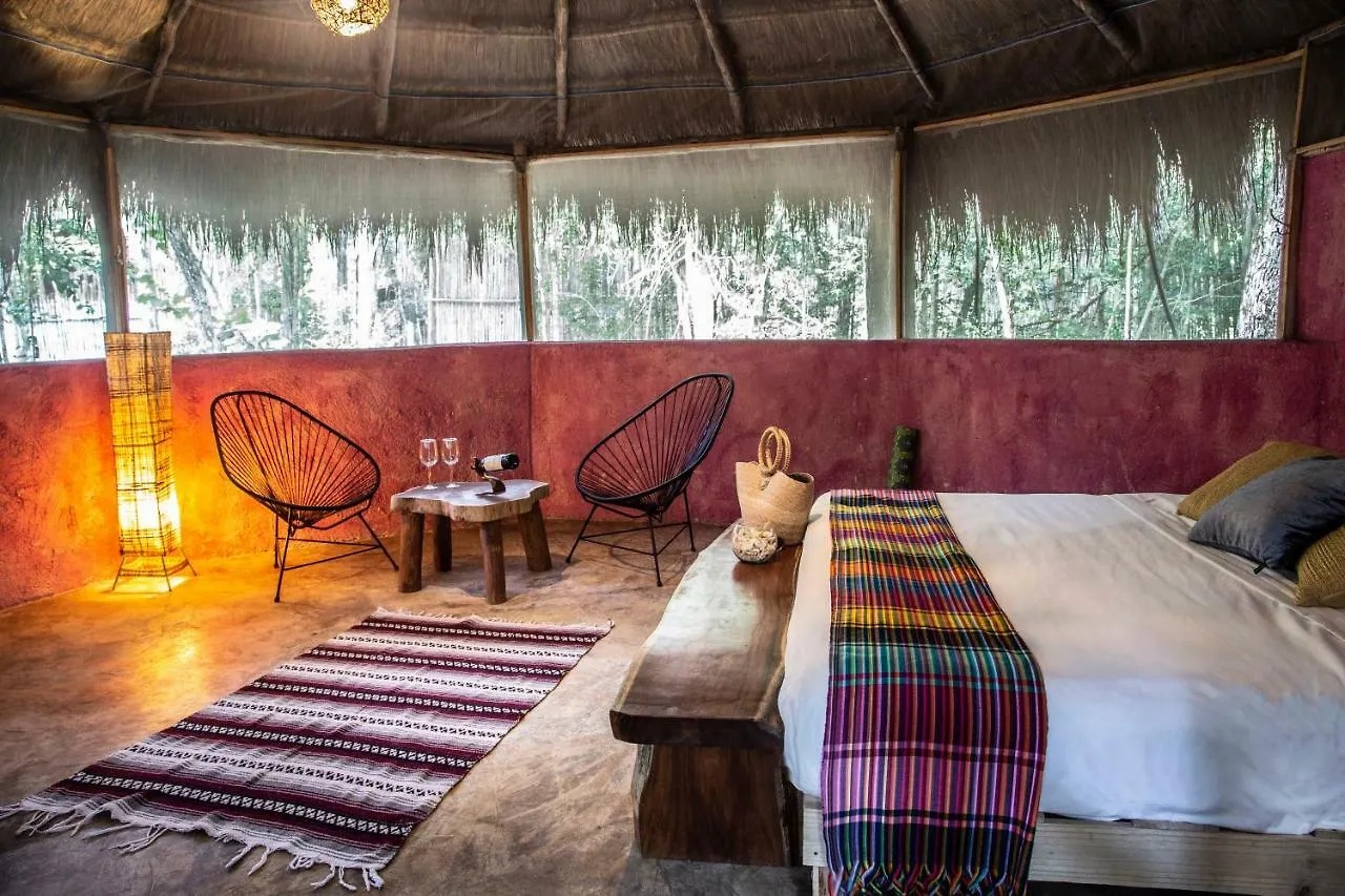 Jaktstuga Lumapi Hotell Tulum Mexiko